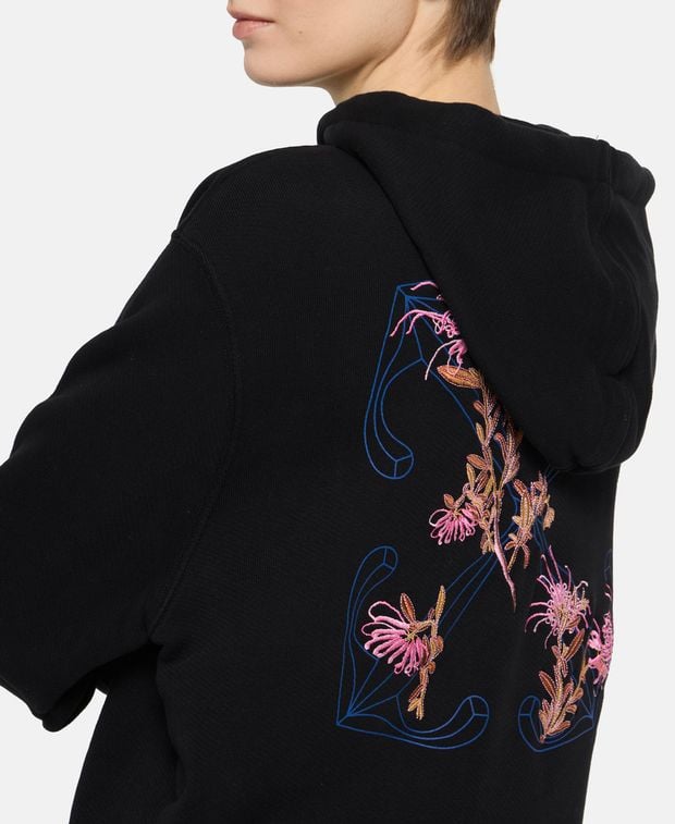 Off-White Hoodie Pinkflower