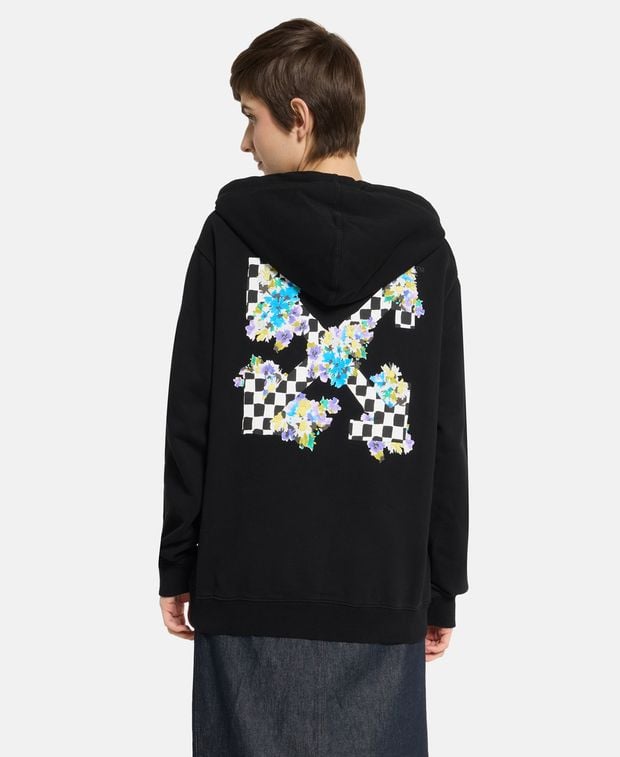 Off-White Hoodie Check Arrows