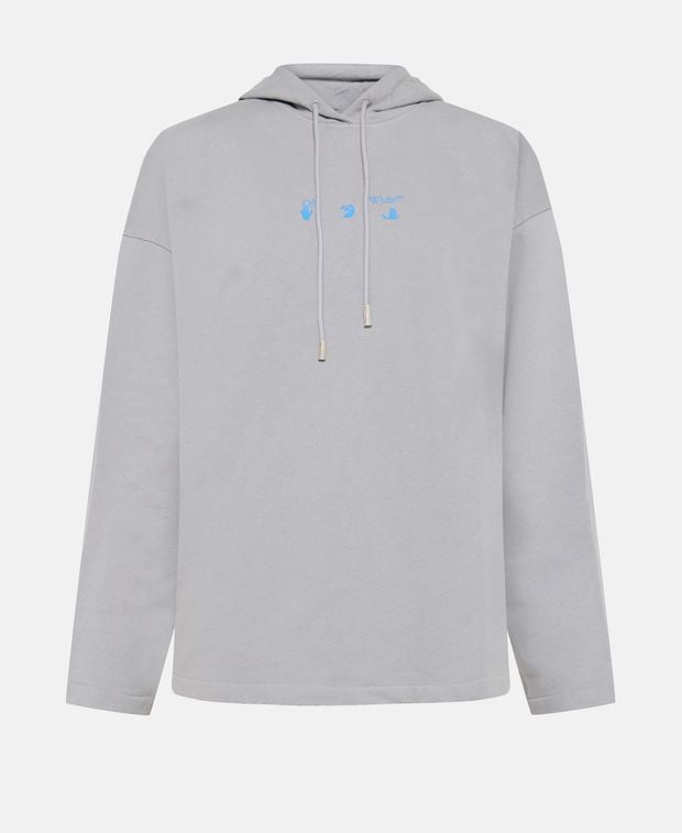 Off-White Hoodie Medium Grey
