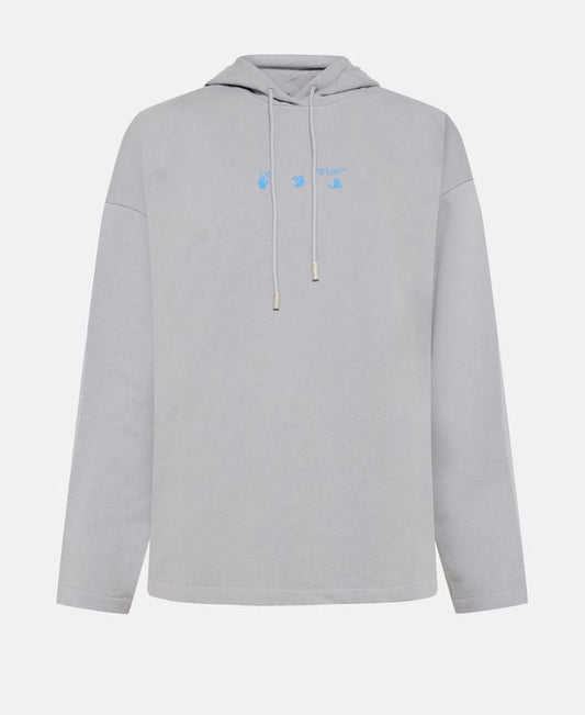 Off-White Hoodie Medium Grey