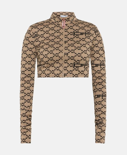 Off-White Sweatjacket Brown