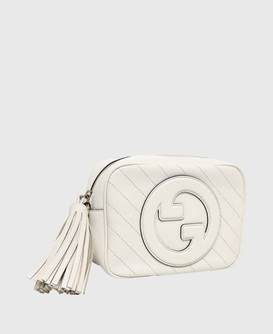 Gucci Blondie Leather cross body bag White