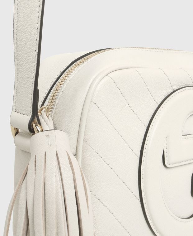 Gucci Blondie Leather cross body bag White