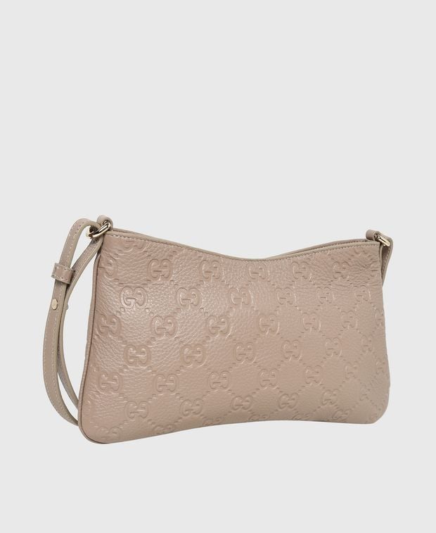 Gucci Leather cross body bag Greige