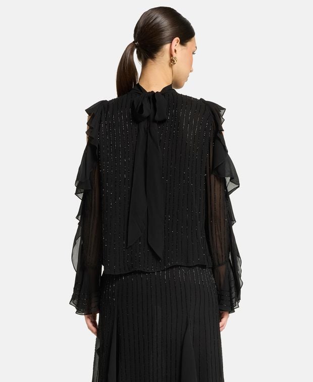 Temperley London Elegant shirt blouse Neptune