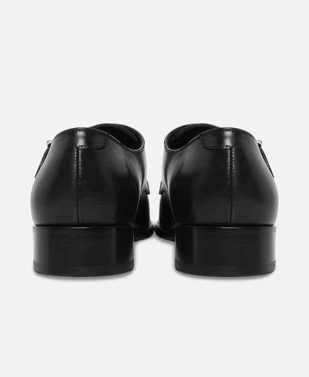 Doucal's Fibbia Double monkstraps Black