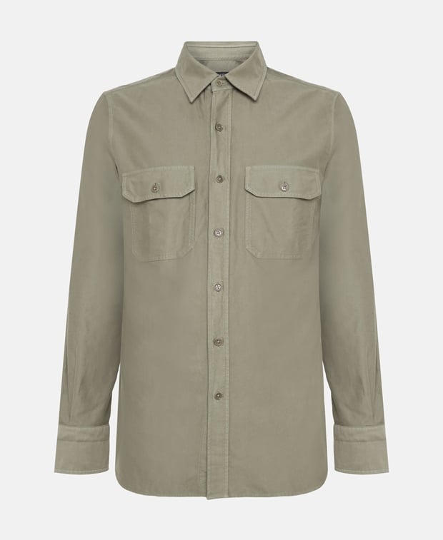 Tom Ford Long-sleeved shirt Dark Green
