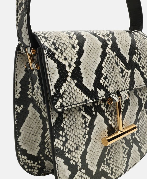 Tom Ford Tara Leather cross body bag Dark Grey