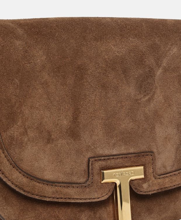 Tom Ford Leather cross body bag Russet