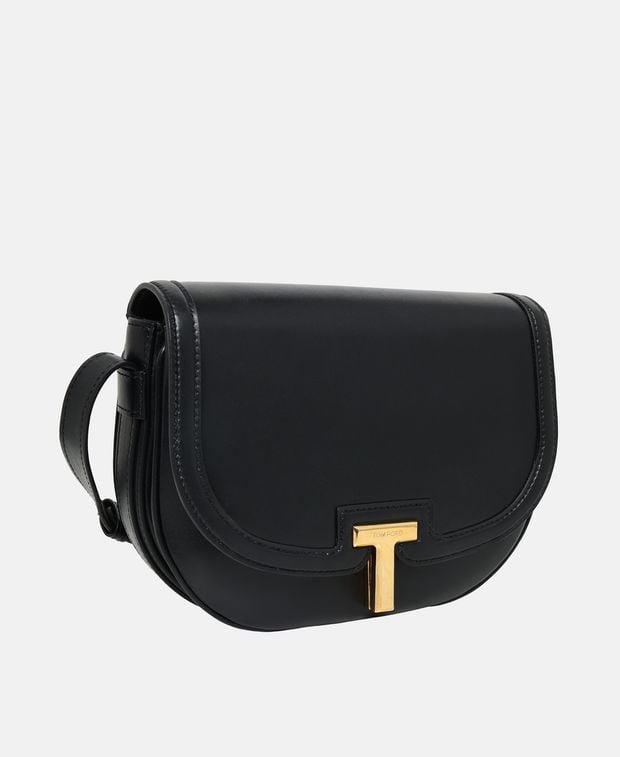 Tom Ford Wallis Leather shoulder bag Black