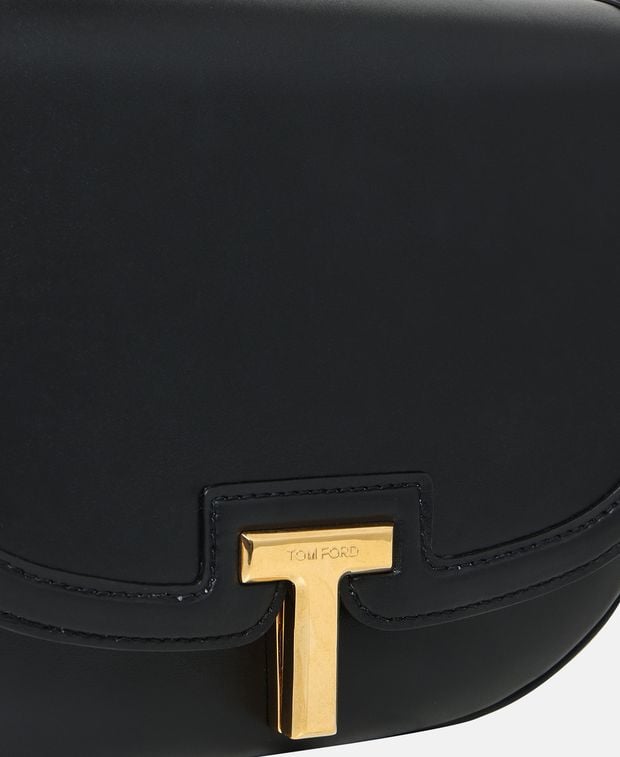 Tom Ford Wallis Leather shoulder bag Black