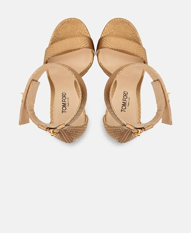 Tom Ford Ankle strap sandals Bronze