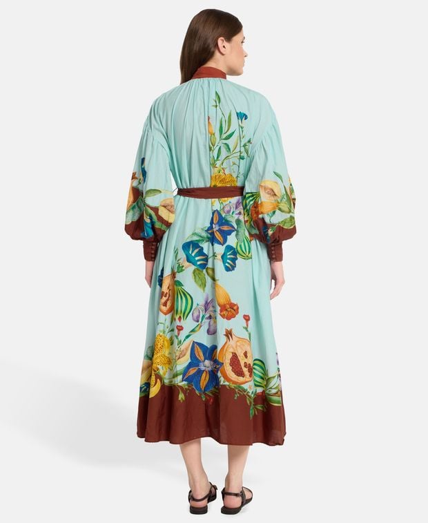 Alemais Silk-blend dress Dahlia