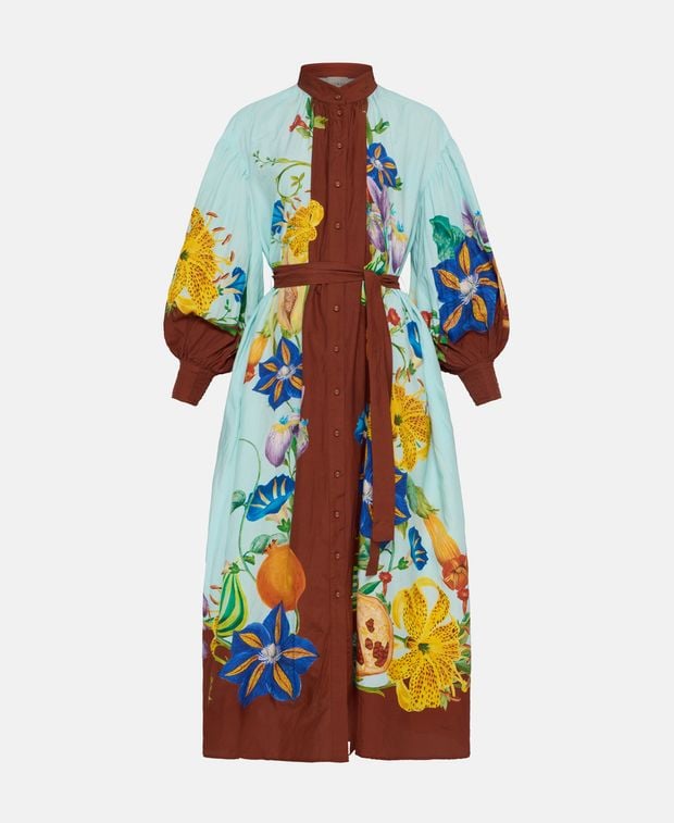 Alemais Silk-blend dress Dahlia