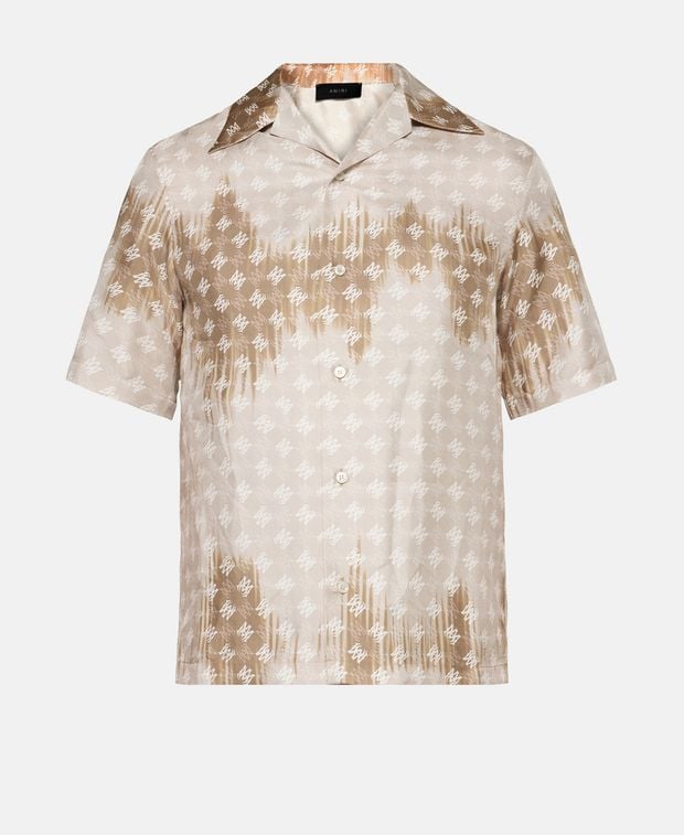 Amiri Short sleeve silk shirt Quad
