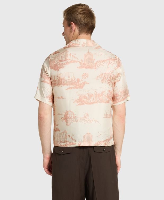 Amiri Silk shirt Landmark Bowling
