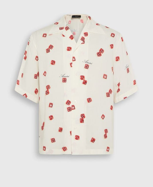 Amiri Short-sleeved shirt Dice Bowling