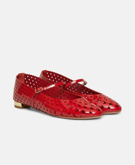 Aquazzura Ballerina flat with straps Amourose