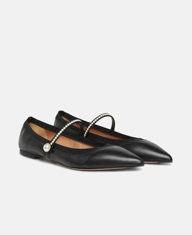 Aquazzura Ballerina flat with straps Romy