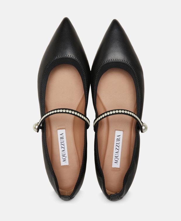 Aquazzura Ballerina flat with straps Romy
