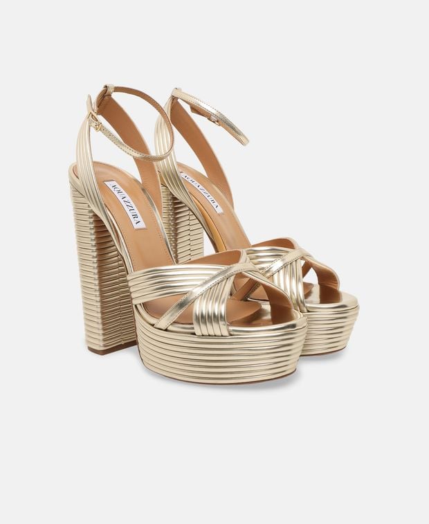Aquazzura Ankle strap sandals Tequila