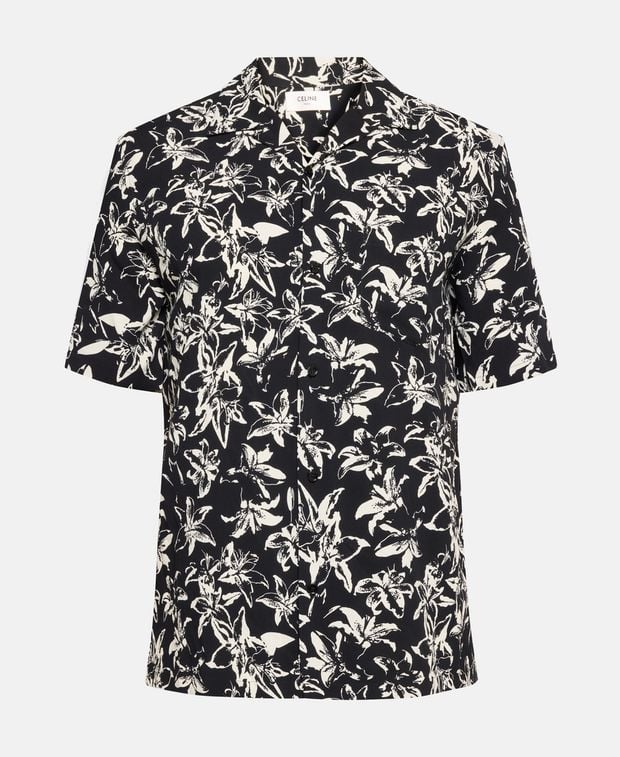 Celine Short sleeve silk shirt
