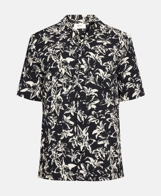 Celine Short sleeve silk shirt