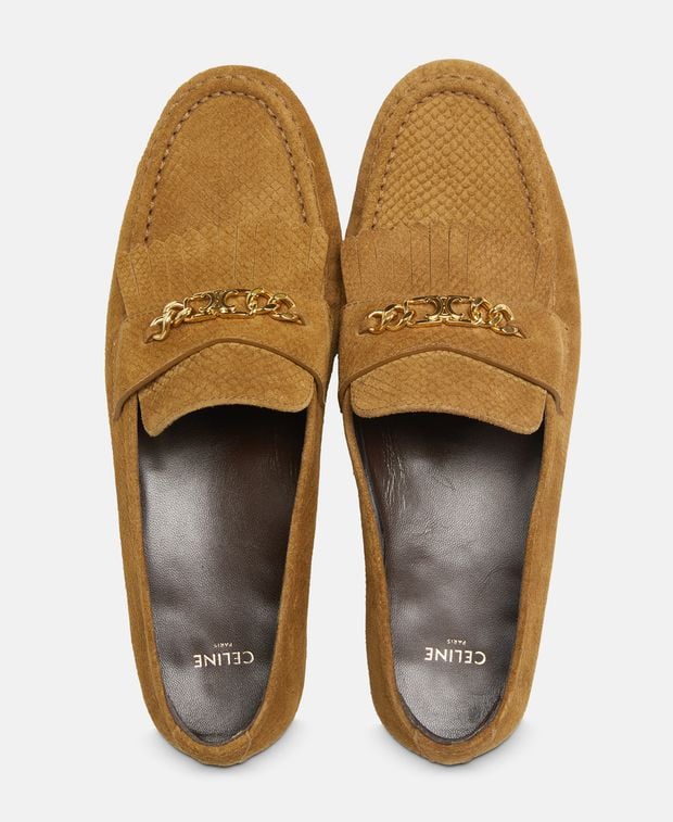Celine Loafers Fringes & Triomphe C