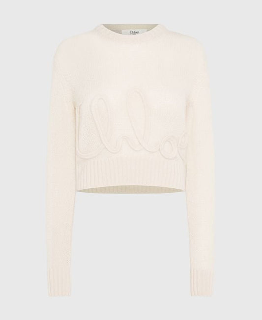 Chloé Wool-silk blend pullover Chloe