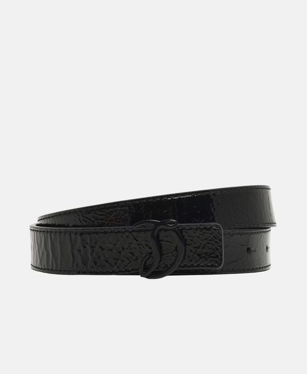 Christian Louboutin Reversible leather belt Loubi 54