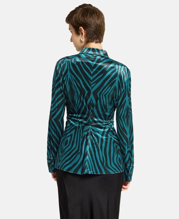Diane von Furstenberg Satin blouse Dvf Soluck
