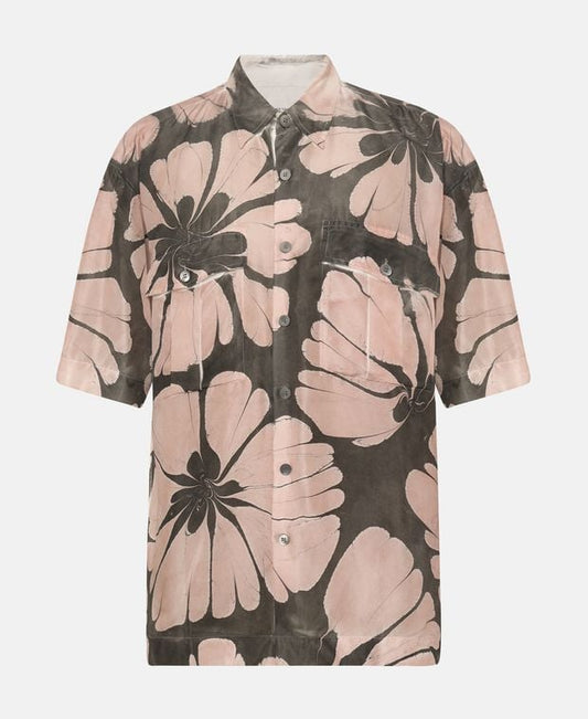 Dries Van Noten Short sleeve silk shirt