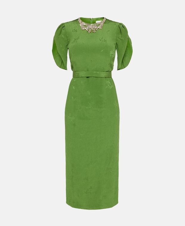 Erdem Silk-blend dress Crinckle