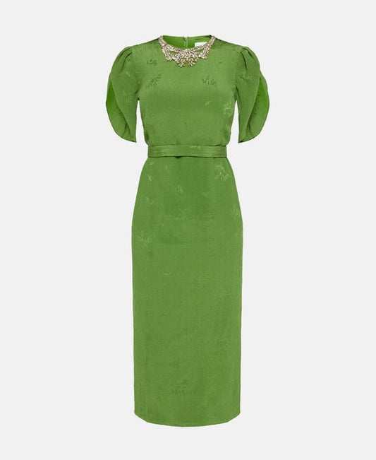 Erdem Silk-blend dress Crinckle