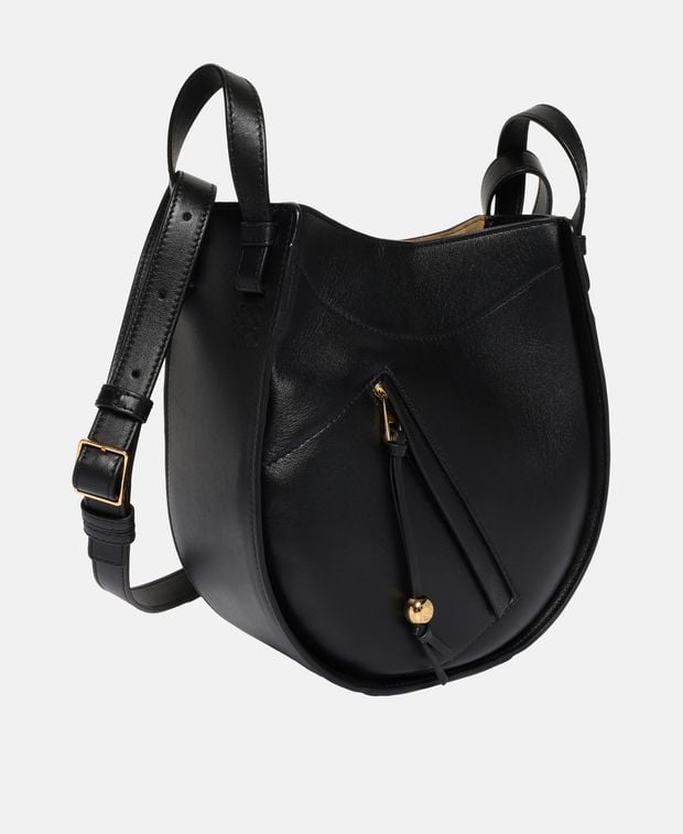 Loewe Leather shoulder bag Hammock Slice