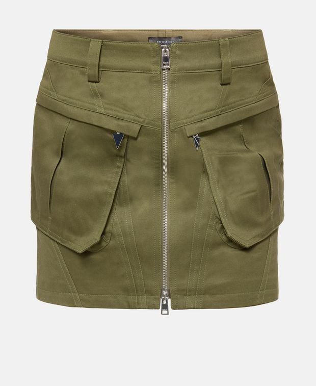 Mugler Cargo skirt