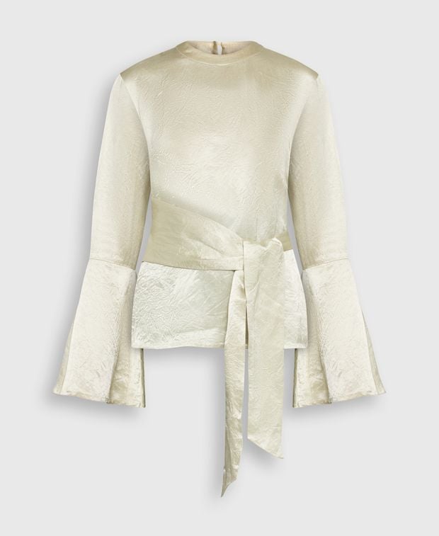 Nanushka Satin shirt blouse Ilone