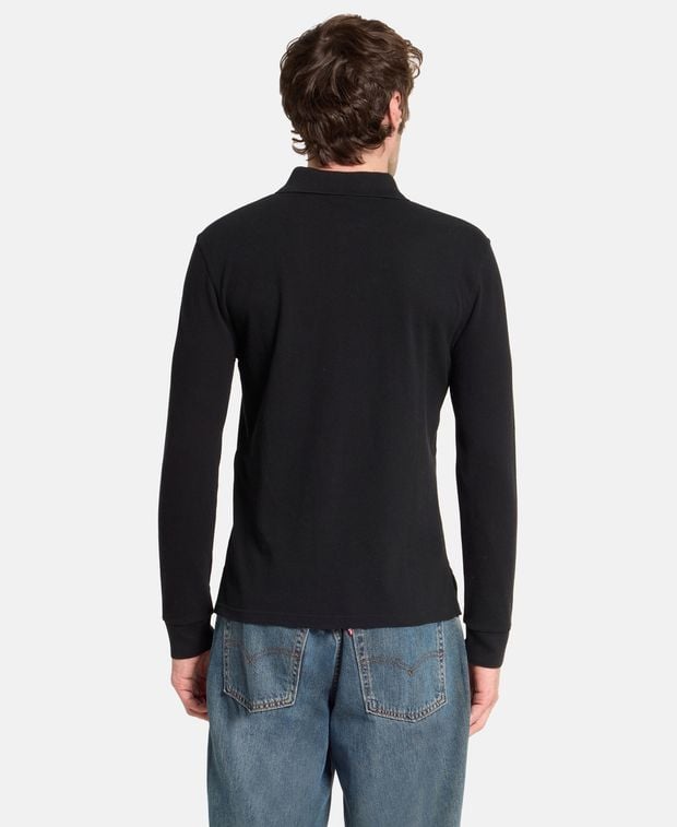 Saint Laurent Long-sleeved polo shirt