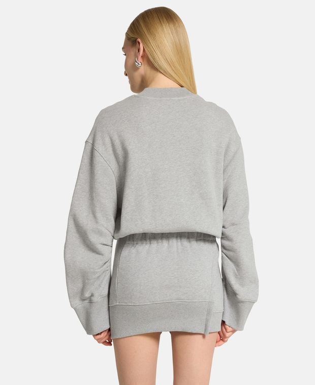 The Attico Sweat dress Ivory