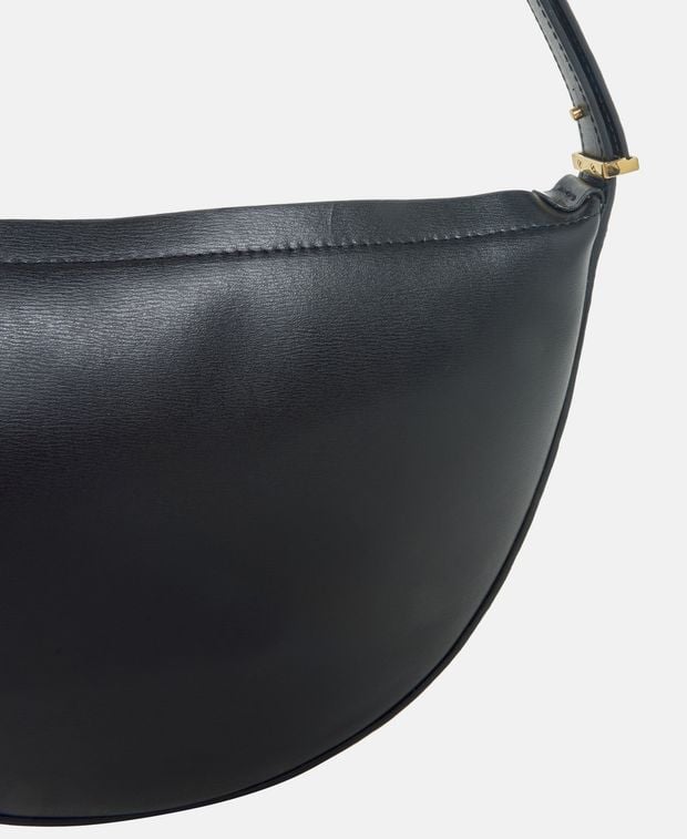 Toteme Leather shoulder bag Scooped