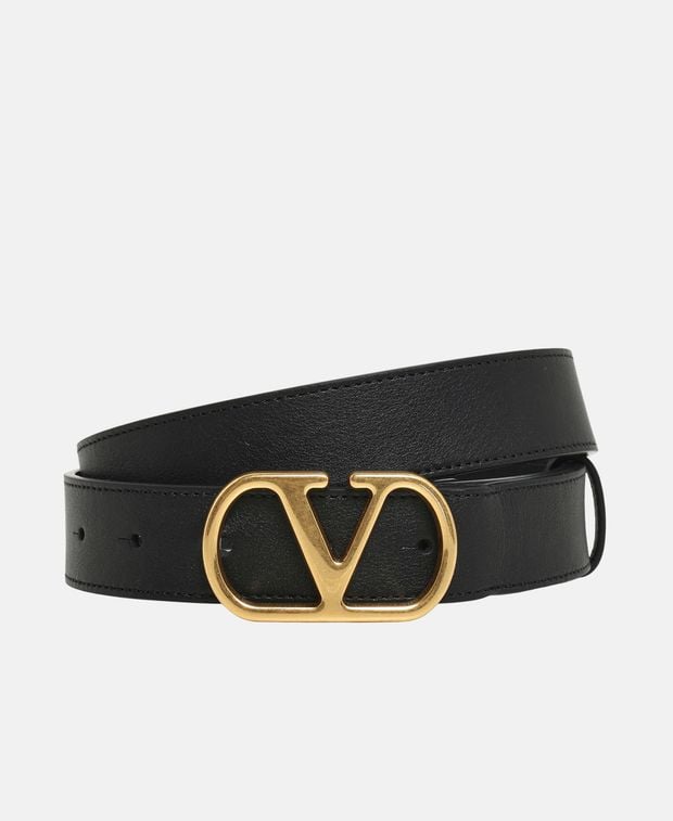 Valentino Garavani Leather belt Vlogo Signature