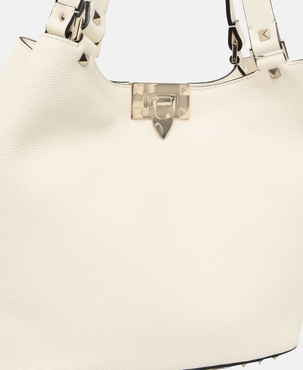 Valentino Garavani Leather shopper Rockstud