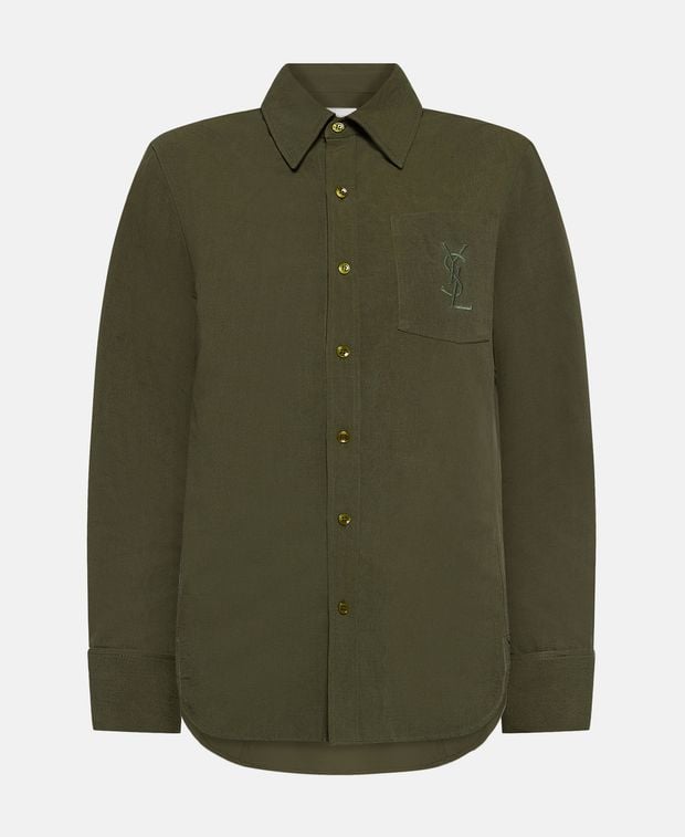 Yves Saint Laurent Linen-blend blouse