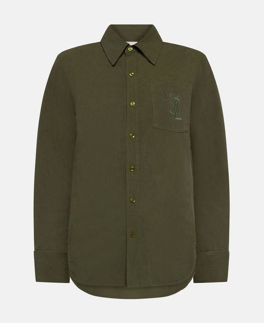Yves Saint Laurent Linen-blend blouse