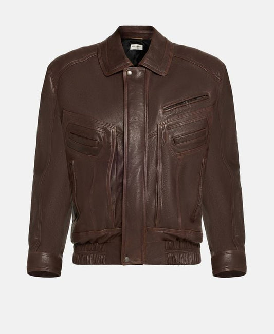 Saint Laurent Leather blouson
