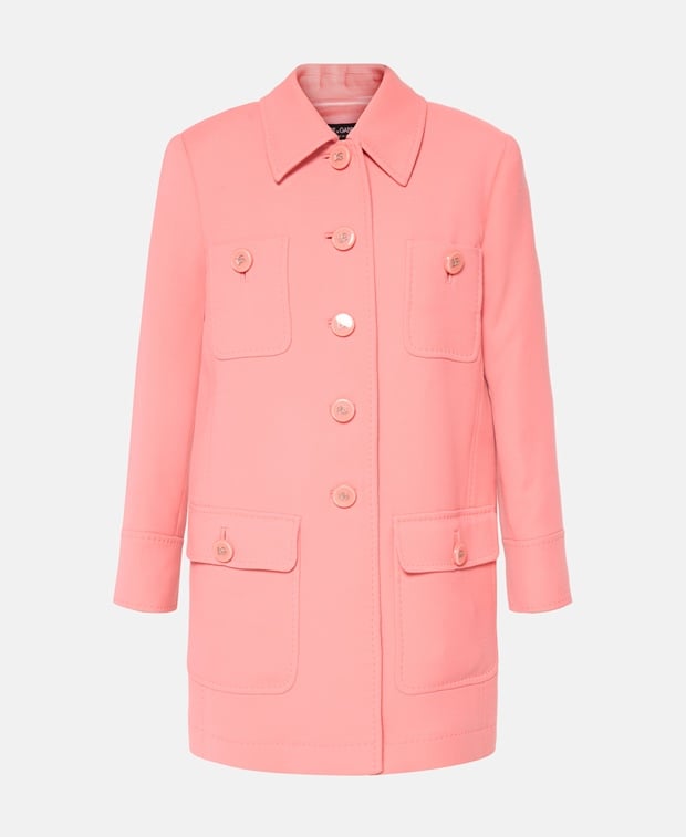 Dolce & Gabbana Wool coat Salmon