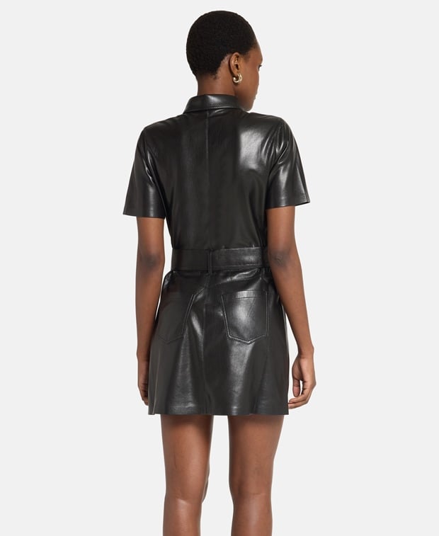 Nanushka Leather-look dress Halli