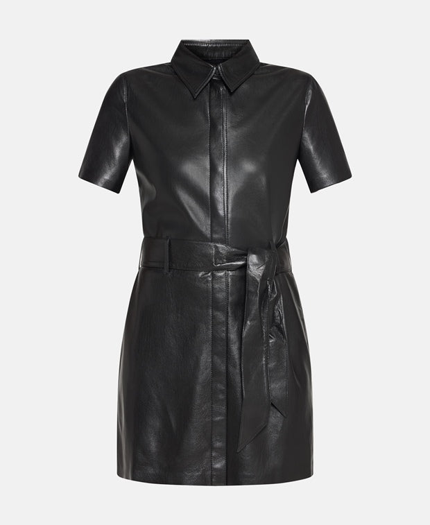 Nanushka Leather-look dress Halli