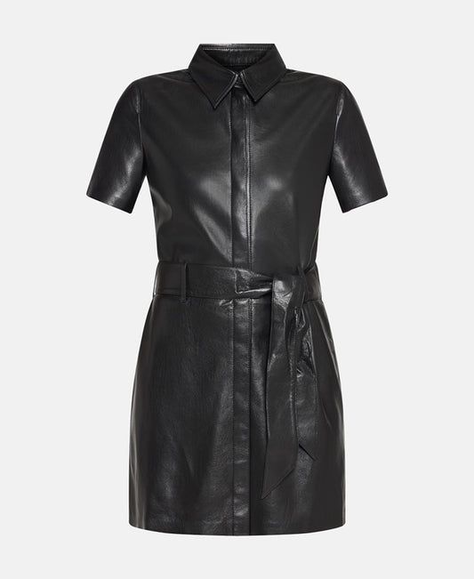 Nanushka Leather-look dress Halli