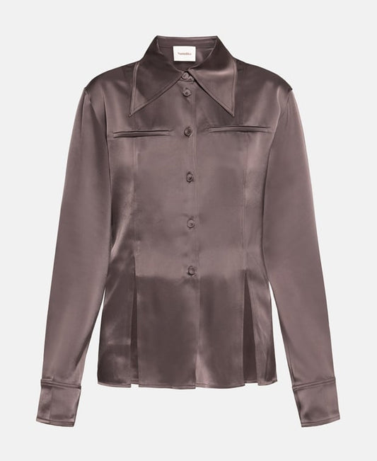 Nanushka Leisure blouse Dark Brown